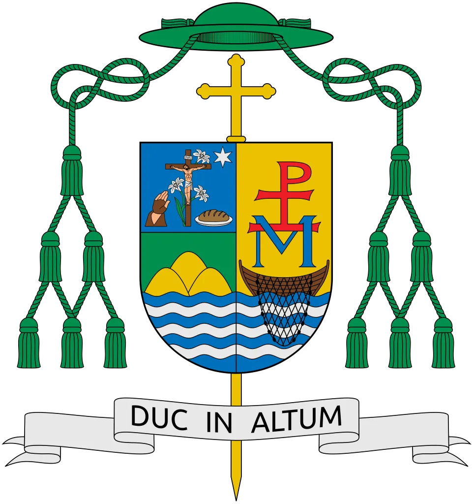 Coat of arms of Most Rev. Raul B. Dael, D.D.